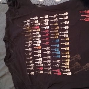 Large Black GuitarT-shirt